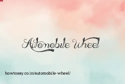 Automobile Wheel