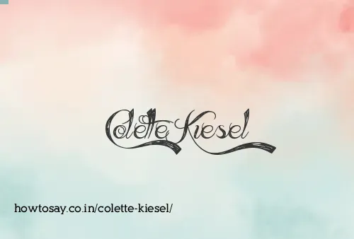 Colette Kiesel