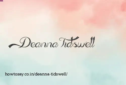 Deanna Tidswell