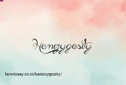 Hemizygosity