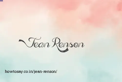 Jean Renson