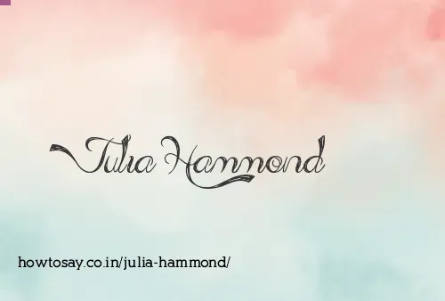 Julia Hammond