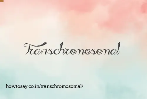 Transchromosomal